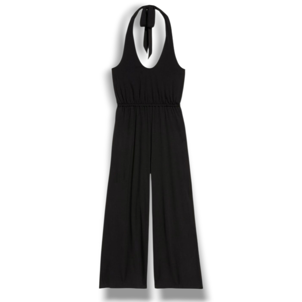 Waist Defined Halter Jumpsuit | MEDIUM TALL
